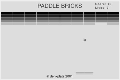 Darstellung paddle bricks